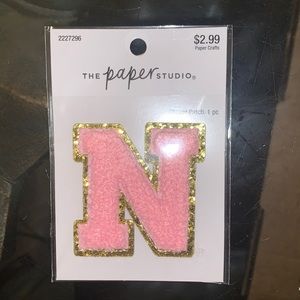 📛 INITIALS N STICKER PATCH FROM THE PAPER STUDIO 💕